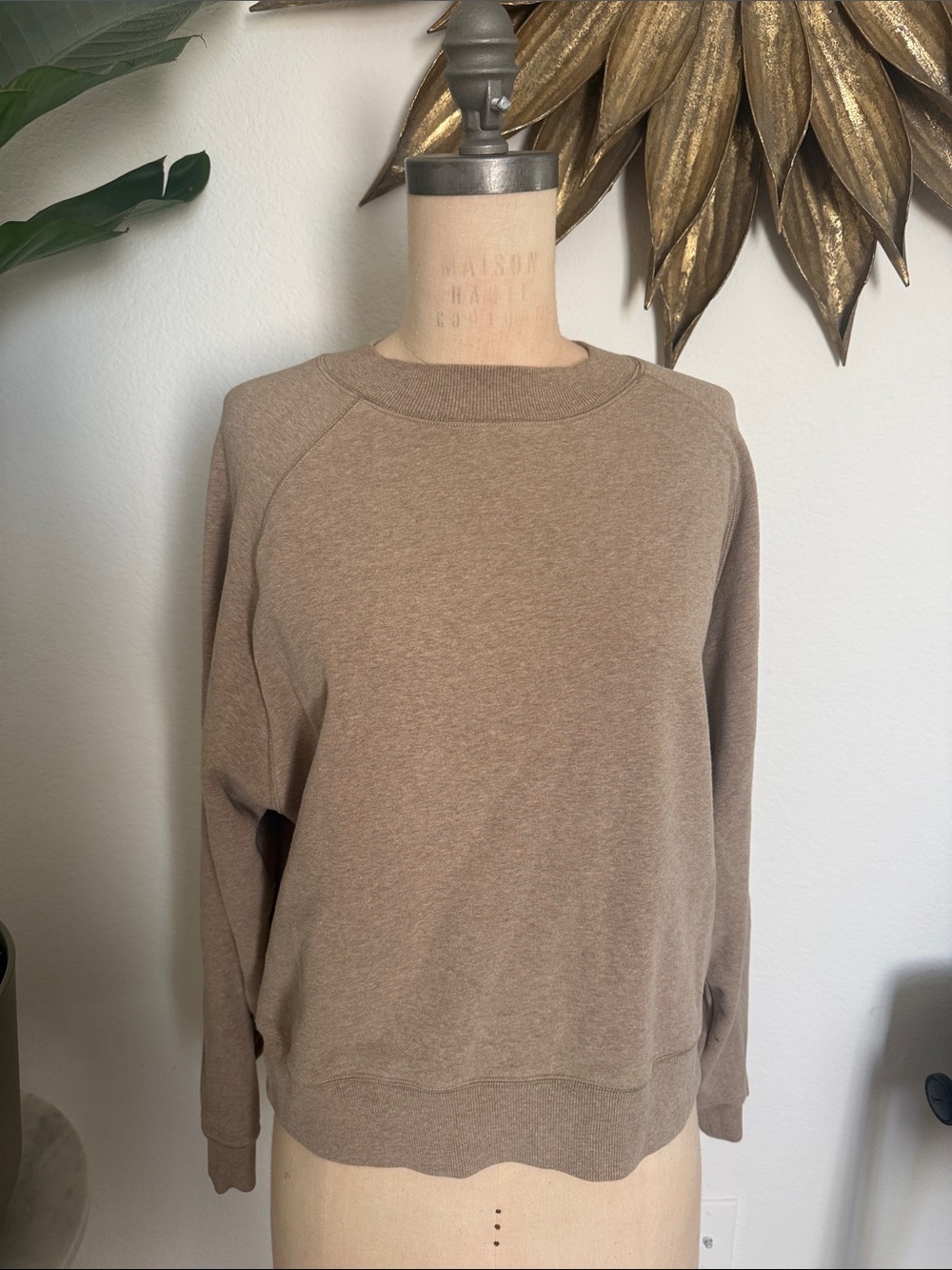 Vince Taupe Crewneck Sweatshirt